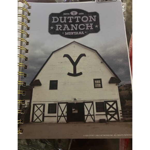 YELLOWSTONE SPIRAL BOUND TABBED JOURNAL BOOK 96 sheets BETH DUTTON, NEW - Picture 6 of 8